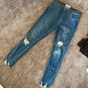 Free People ripped jeans